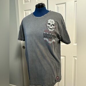Affliction Y2K Eddie Trotta TCD Distressed Large Tee